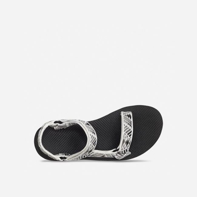 White / Grey Teva Flatform Universal Women's Flatforms | 0O9F16N