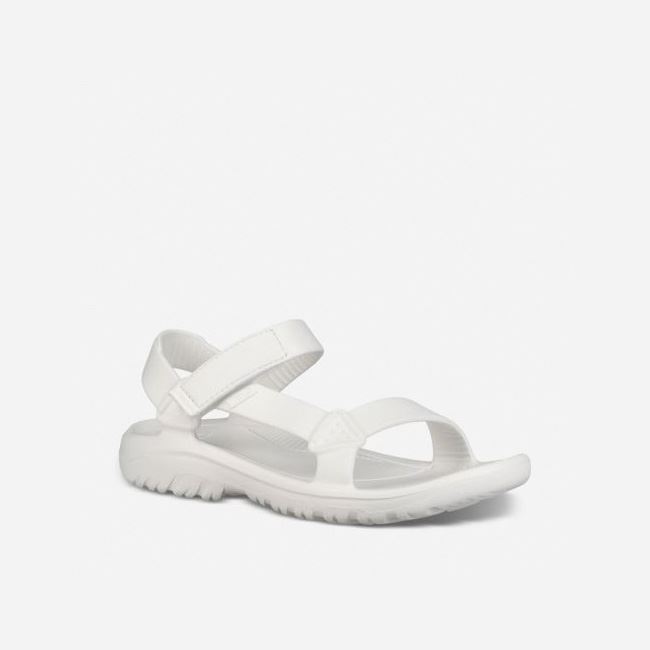 White Teva Hurricane Drift Men's Sandals | E5Q4UQL