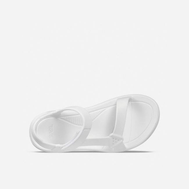 White Teva Hurricane Drift Men's Sandals | E5Q4UQL