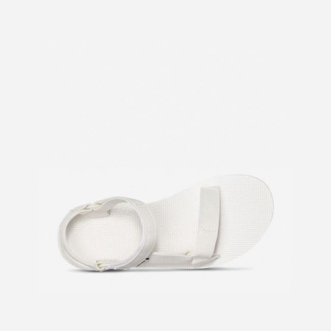 White Teva Midform Universal Women's Flatforms | BPFONYL