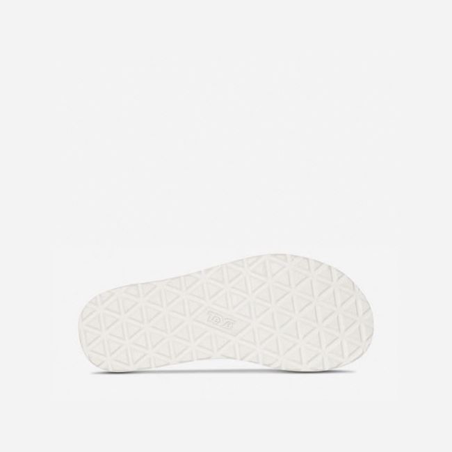 White Teva Midform Universal Women's Flatforms | BPFONYL