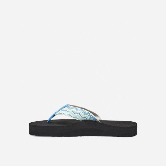 White Teva Original Mush Women's Flip Flops | PRGJIZK