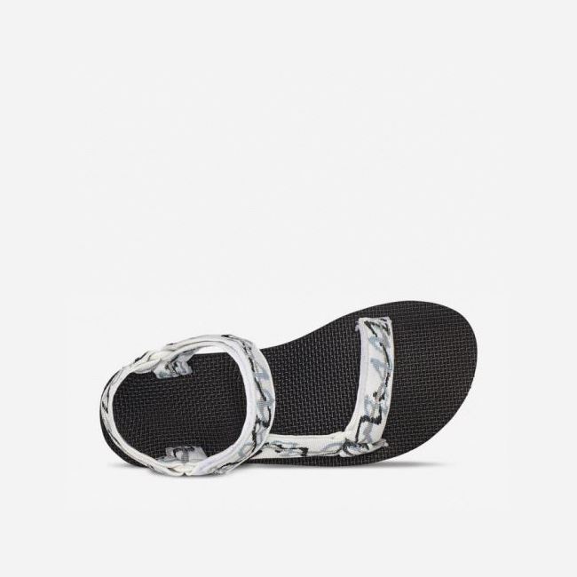 White Teva Original Universal Women's Sandals | AMQMTL8