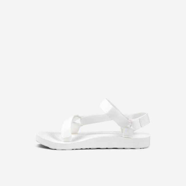 White Teva Original Universal Women's Sandals | ZLHNSHV