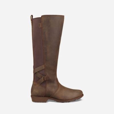 Bison Teva Ellery Tall WP Women's Boots | SL3JKY8