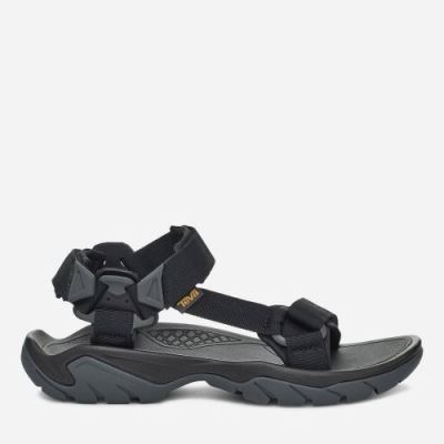 Black / Grey Teva Terra Fi 5 Universal Men's Sandals | 3VQJLRF