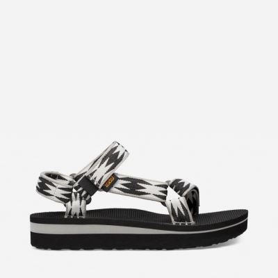 Black Multicolor Teva Midform Universal Women's Sandals | 802LQH4