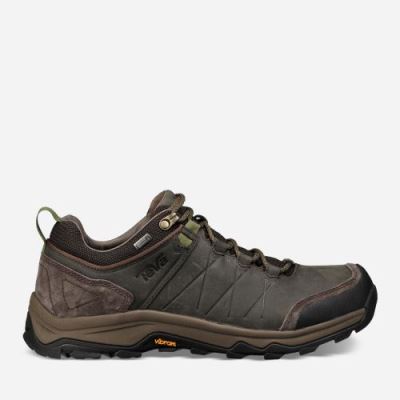 Black Olive Teva Arrowood Riva WP Men's Lace Ups | L724643