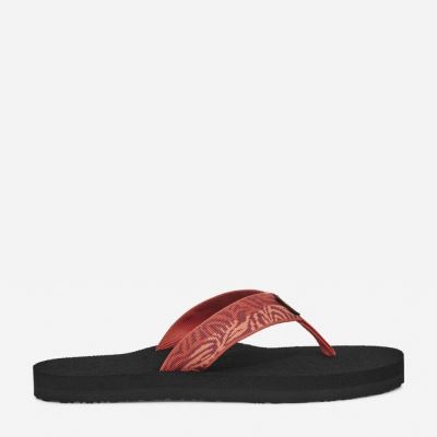 Black / Red Teva Mush II Women's Sandals | UAYYHC6