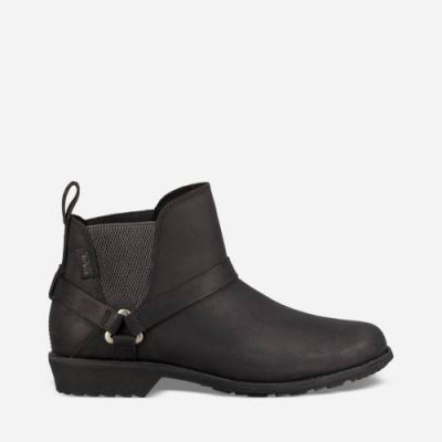 Black Teva Ellery Chelsea FG Waterproof Women's Boots | BFWIOUN