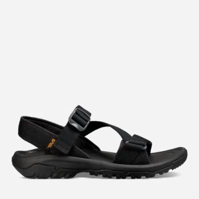 Black Teva Hurricane XLT2 Cross Strap Men's Sandals | KFTOPTJ