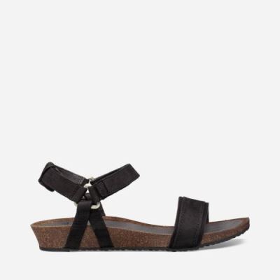 Black Teva Mahonia Stitch Women's Sandals | D1RMWFF