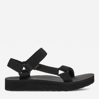 Black Teva Mid Universal Men's Sandals | YZWLS2L