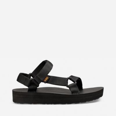 Black Teva Midform Universal Women's Sandals | HXZ7BKC