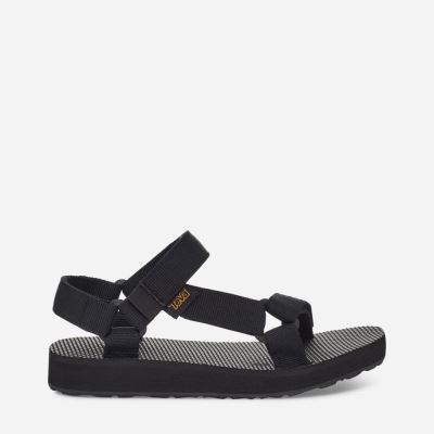 Black Teva Original Universal Kids' Sandals | 763UVOZ