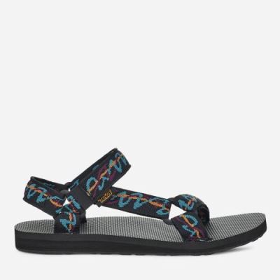 Black Teva Original Universal Men's Sandals | 0THMTG1