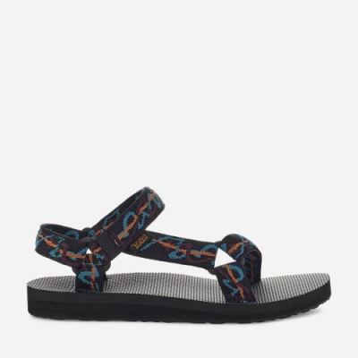 Black Teva Original Universal Women's Sandals | UPAUGIZ