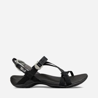 Black Teva Sirra Women's Sandals | WTKLI48