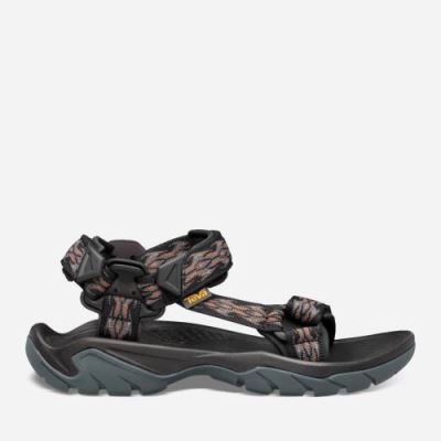 Black Teva Terra Fi 5 Universal Men's Sandals | D2NEFXL