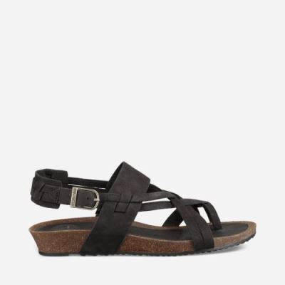 Black Teva Ysidro Extension Women's Sandals | HQHQ526