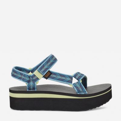 Blue Teva Flatform Universal Women's Flatforms | K0NBOJW