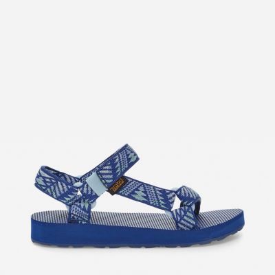 Blue Teva Original Universal Kids' Sandals | 4KBPAJ6