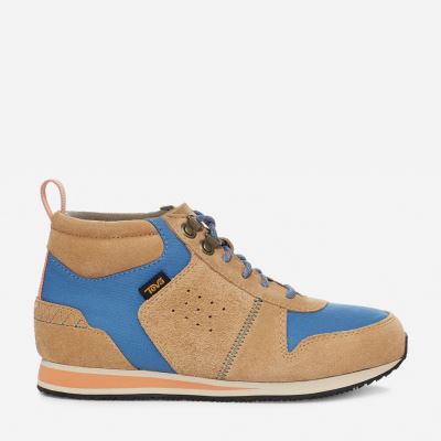 Brown / Blue Teva Highside '84 Mid Men's Boots | 8SWAJE9