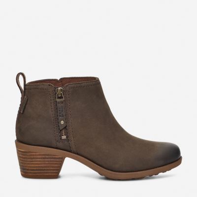 Brown Teva Anaya Bootie RR Women's Shoes | E0D2ZBY