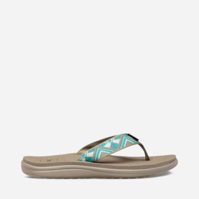 Cayambe Sea Foam Teva Voya Women's Flip Flops | CQ2DI3I