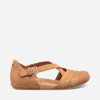 Chipmunk Teva Mahonia Mary Jane Women's Slip Ons | S8S7TN2