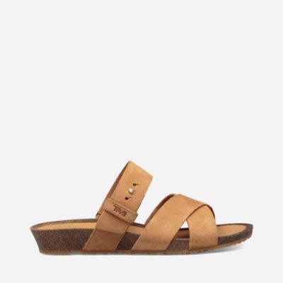 Chipmunk Teva Mahonia Slide Women's Sandals | LS858FC