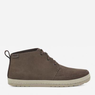 Chocolate Teva Canyon Life Chukka Men's Shoes | IWKDISX