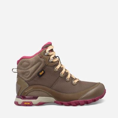 Chocolate Teva Sugarpine Mid WP Women's Hiking Boots | 9VF611L