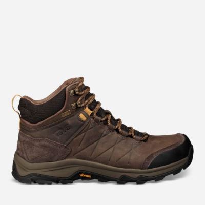 Coffee Teva Arrowood Riva Mid WP Men's Boots | HYQJ0B3