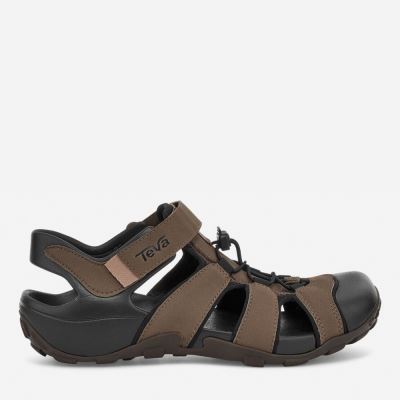 Coffee Teva Flintwood Men's Sandals | 6DVTHV6