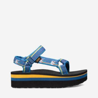 Dark Blue Teva Flatform Universal Women's Flatforms | 19KVKTG