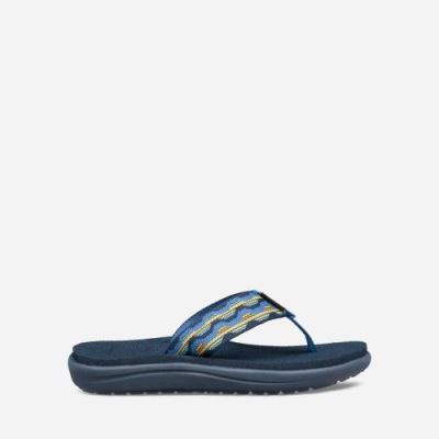 Dark Blue Teva Voya Kids' Flip Flops | KOFSE6G