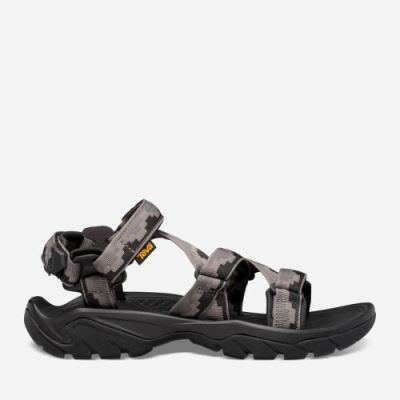 Dark Grey Teva Terra Fi 5 Sport Men's Sandals | M3JFEAG