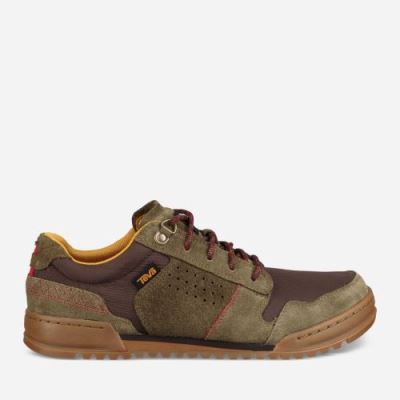 Dark Olive / Brown Teva Highside '84 Men's Lace Ups | VTPFCUC