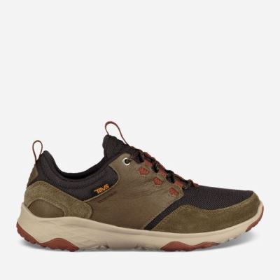 Dark Olive Teva Arrowood Venture WP Men's Sneakers | LSDUQCD