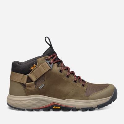 Dark Olive Teva Grandview GTX Men's Boots | G23YXDA