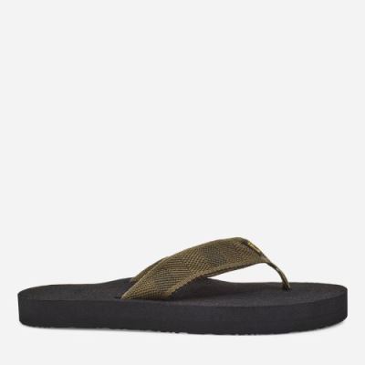 Dark Olive Teva Original Mush Men's Flip Flops | TNOCAZY