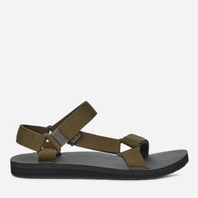 Dark Olive Teva Original Universal Men's Sandals | 2HLCVNM