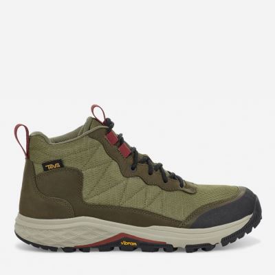 Dark Olive Teva Ridgeview Mid Men's Boots | GTQM720