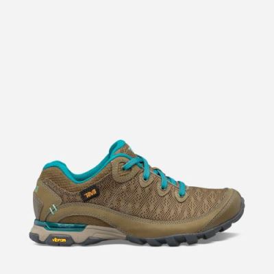 Dark Olive Teva Sugarpine II Air Mesh Women's Hiking Boots | GI4JAEQ