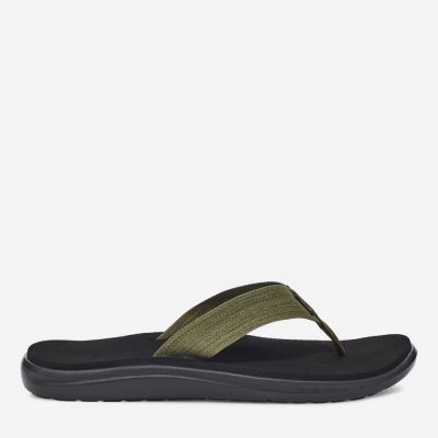 Dark Olive Teva Voya Flip Men's Flip Flops | S1OLUA0