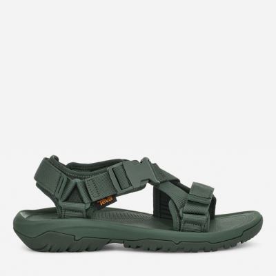 Deep Green Teva Hurricane Verge Men's Sandals | HRPIZOI