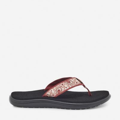 Doria Burnt Henna Teva Voya Flip Women's Flip Flops | 4L5NGAG