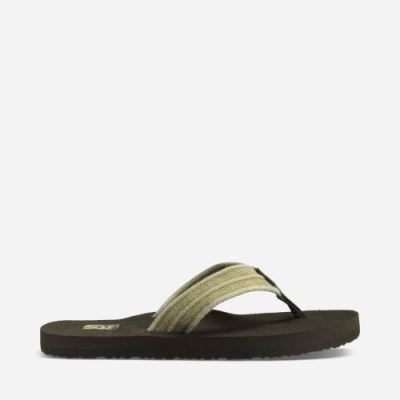 Dune Teva Mush II Canvas Men's Flip Flops | BT1VRDJ