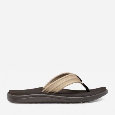 Dune Teva Voya Canvas Flip Men's Sandals | TY88H78